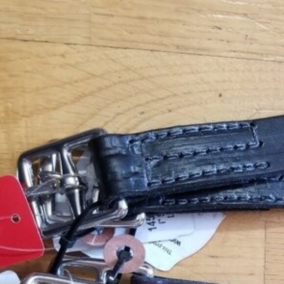 Stirrup Leathers Black - Picture 2 of 4